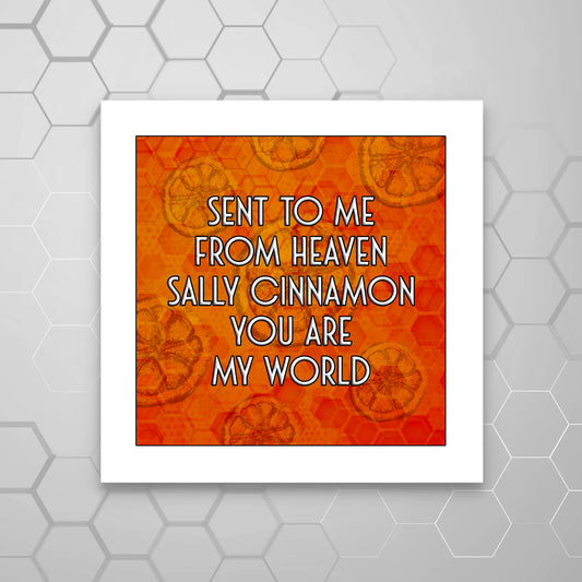 SALLY CINNAMON  PRINT