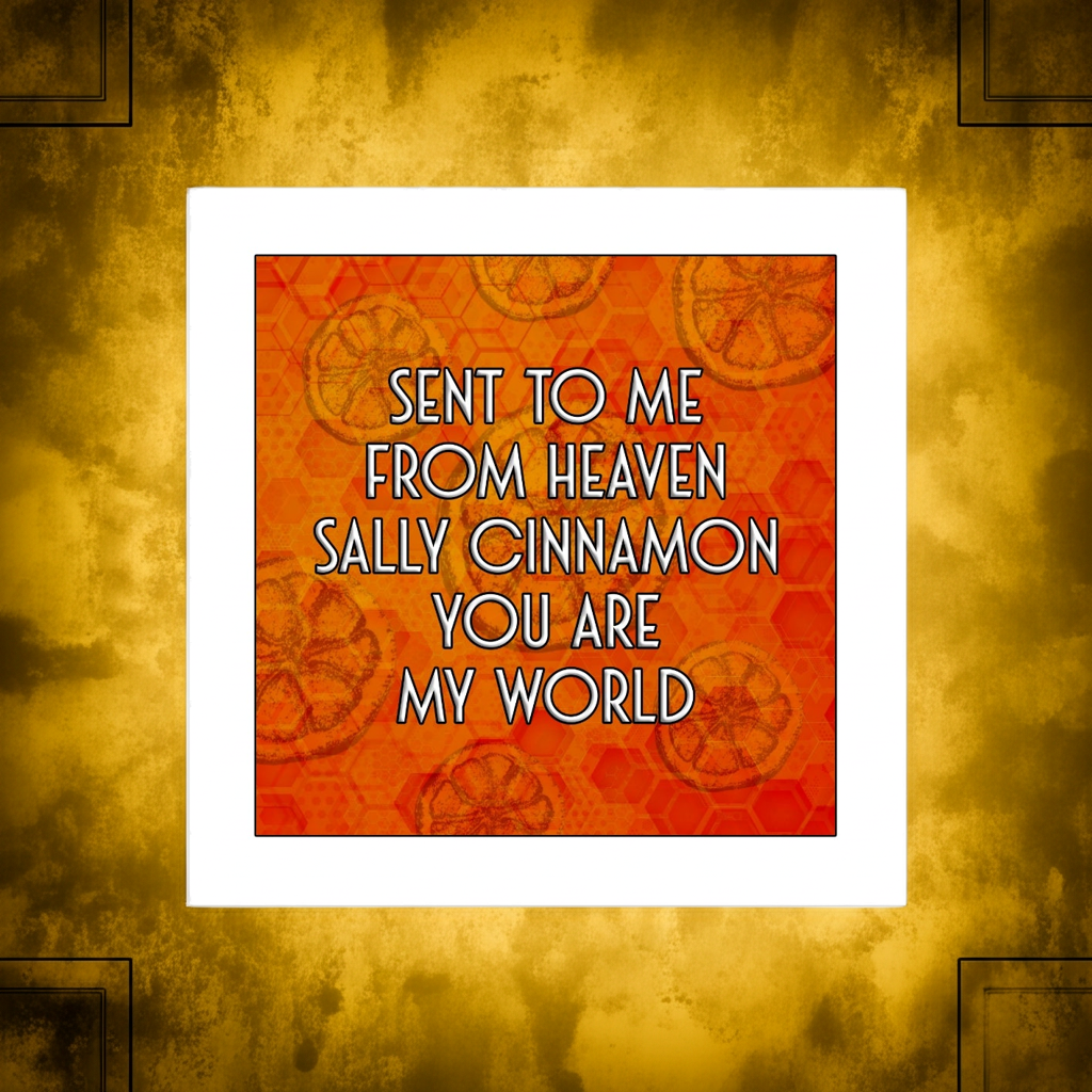 SALLY CINNAMON  PRINT