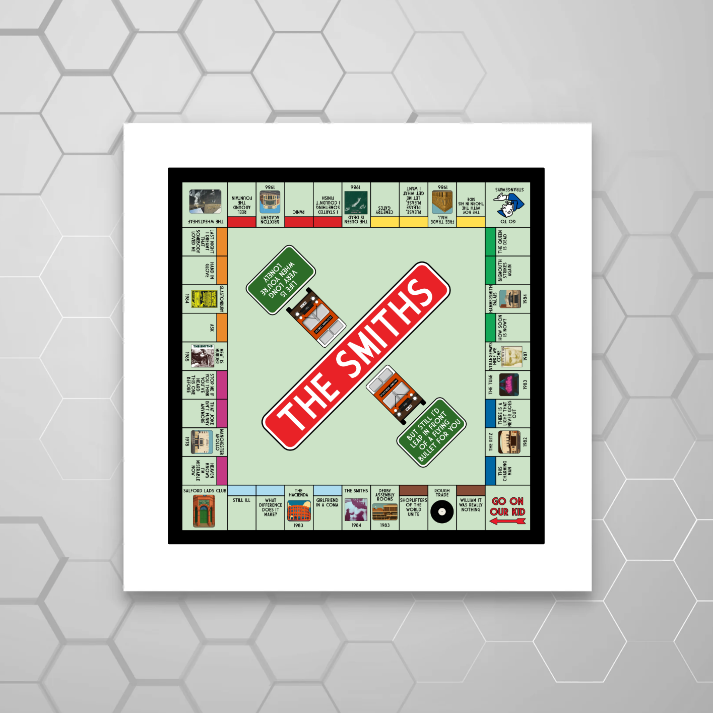 THE SMITHS BOARD GAME INSPIRED PRINT