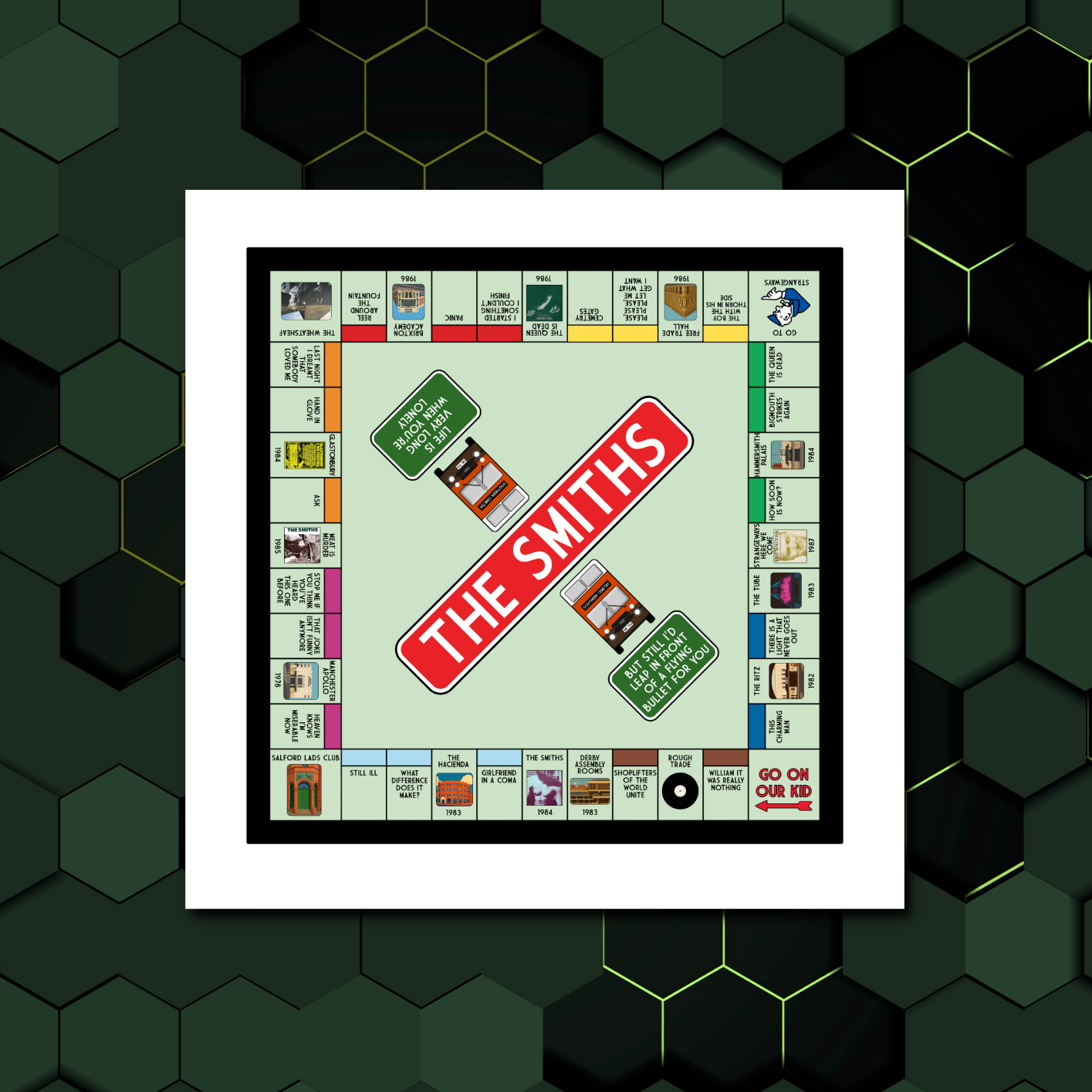 THE SMITHS BOARD GAME INSPIRED PRINT