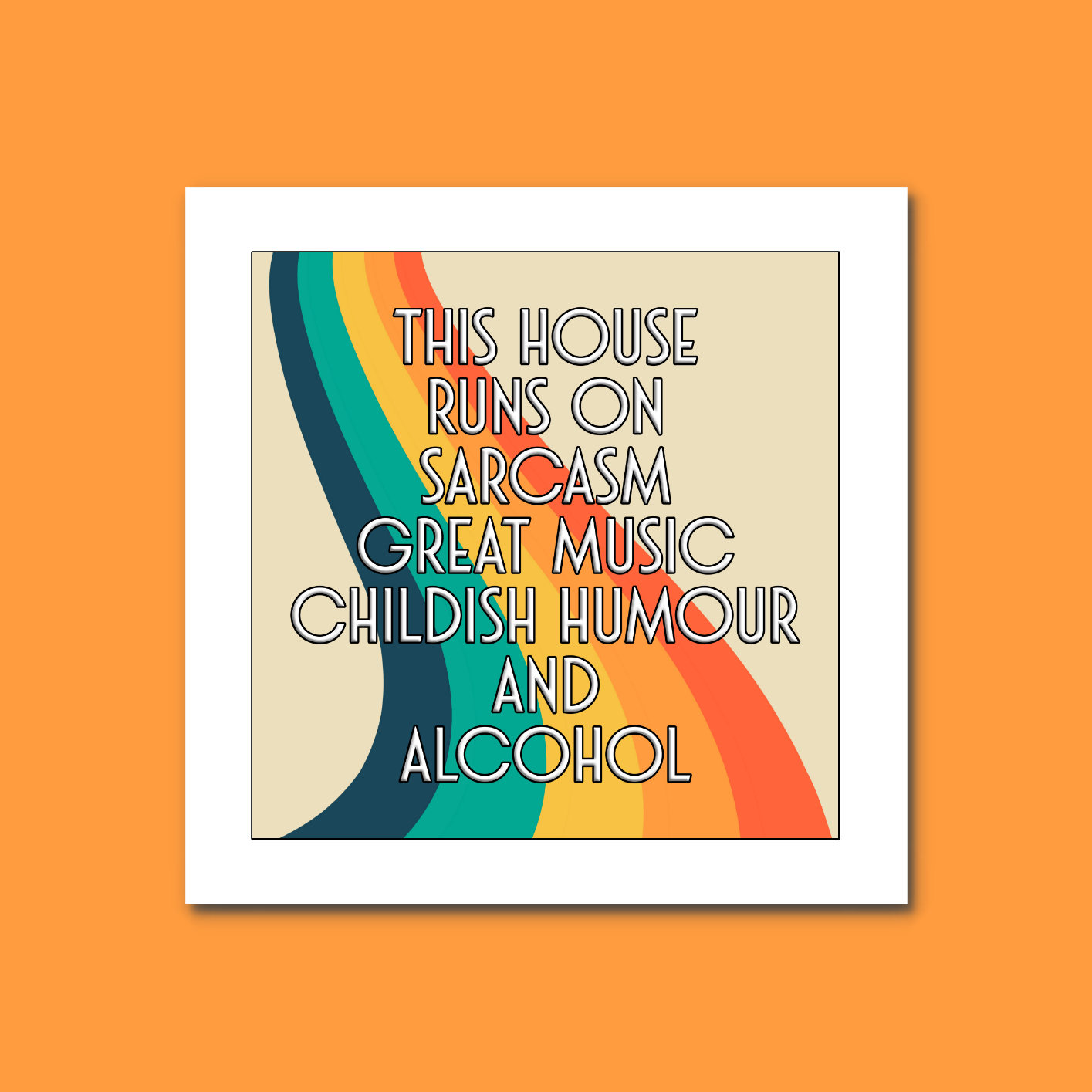 THIS HOUSE PRINT