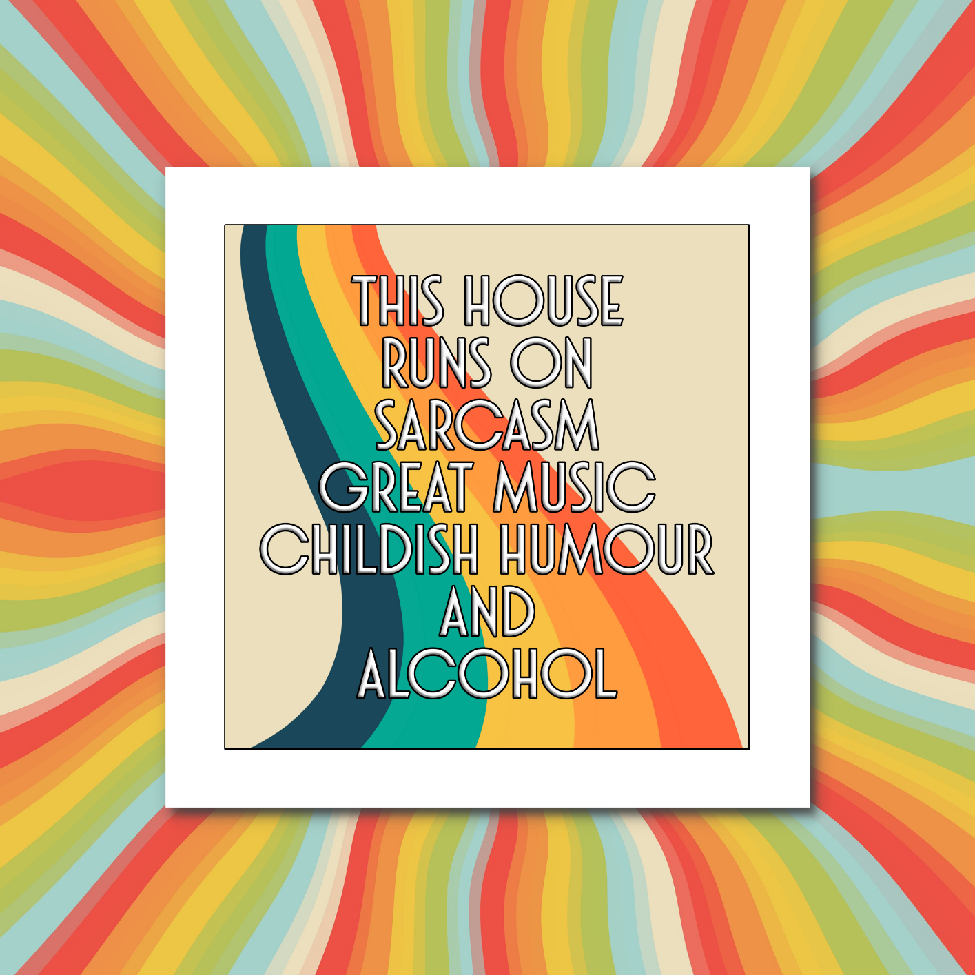 THIS HOUSE PRINT