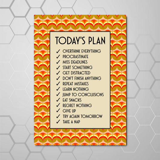 TODAY'S PLAN A4 PRINT