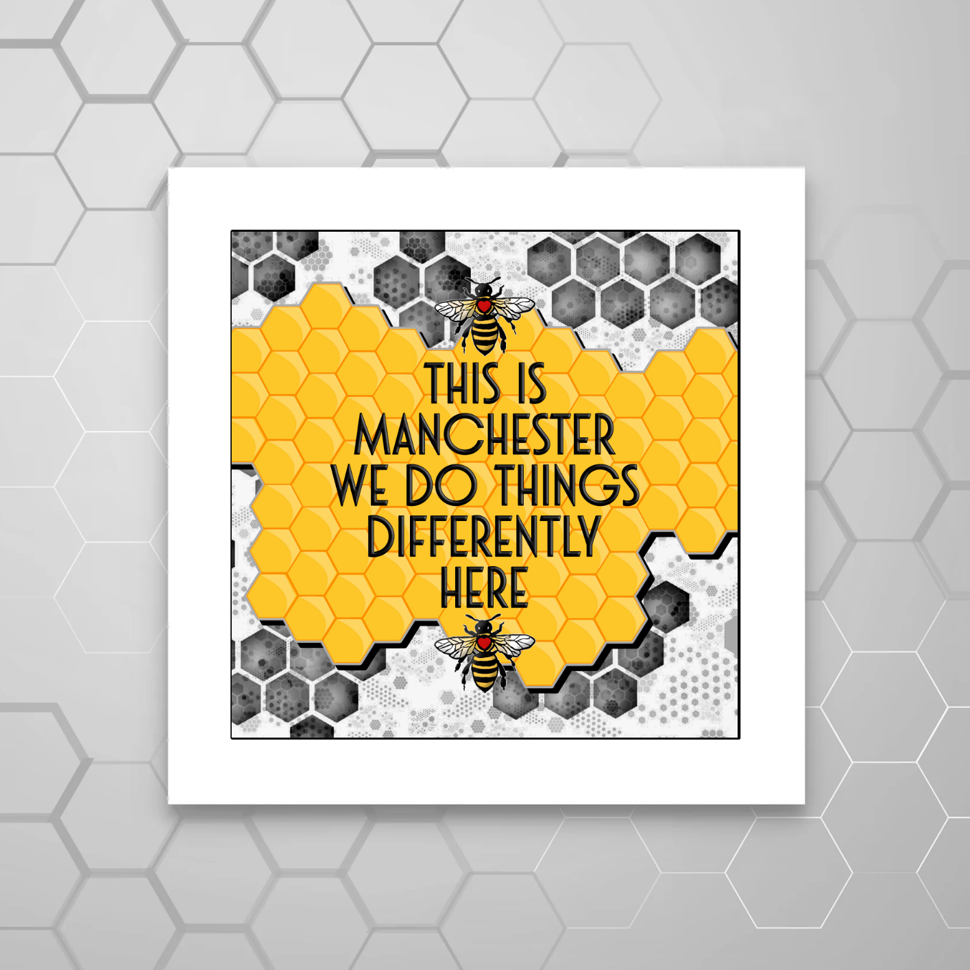 WE DO THINGS DIFFERENTLY HERE PRINT