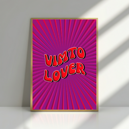 VIMTO LOVER A4 PRINT