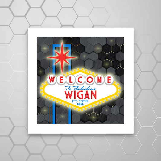 WIGAN VEGAS PRINT
