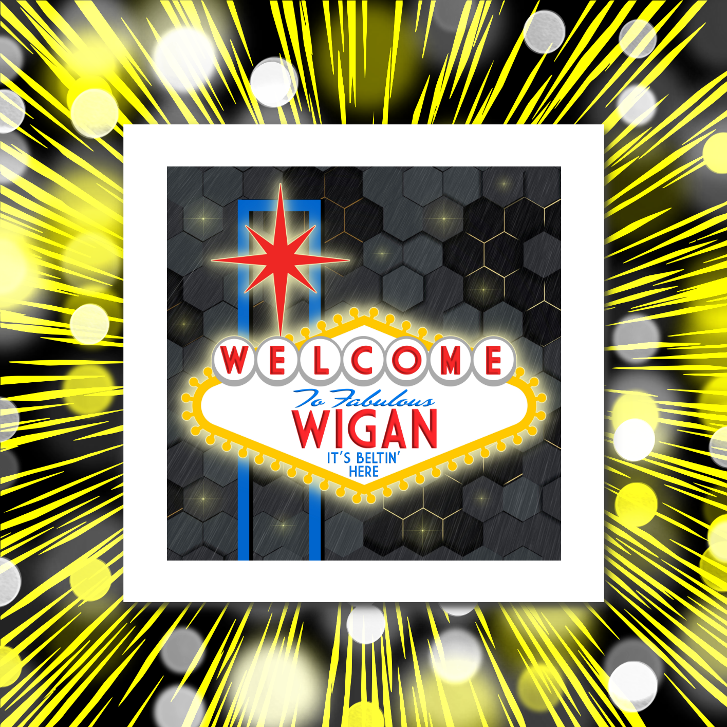 WIGAN VEGAS PRINT