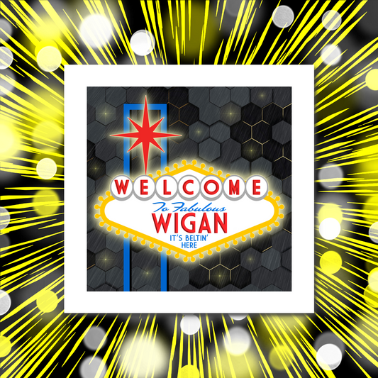WIGAN VEGAS PRINT