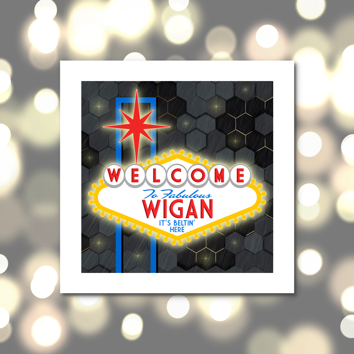 WIGAN VEGAS PRINT