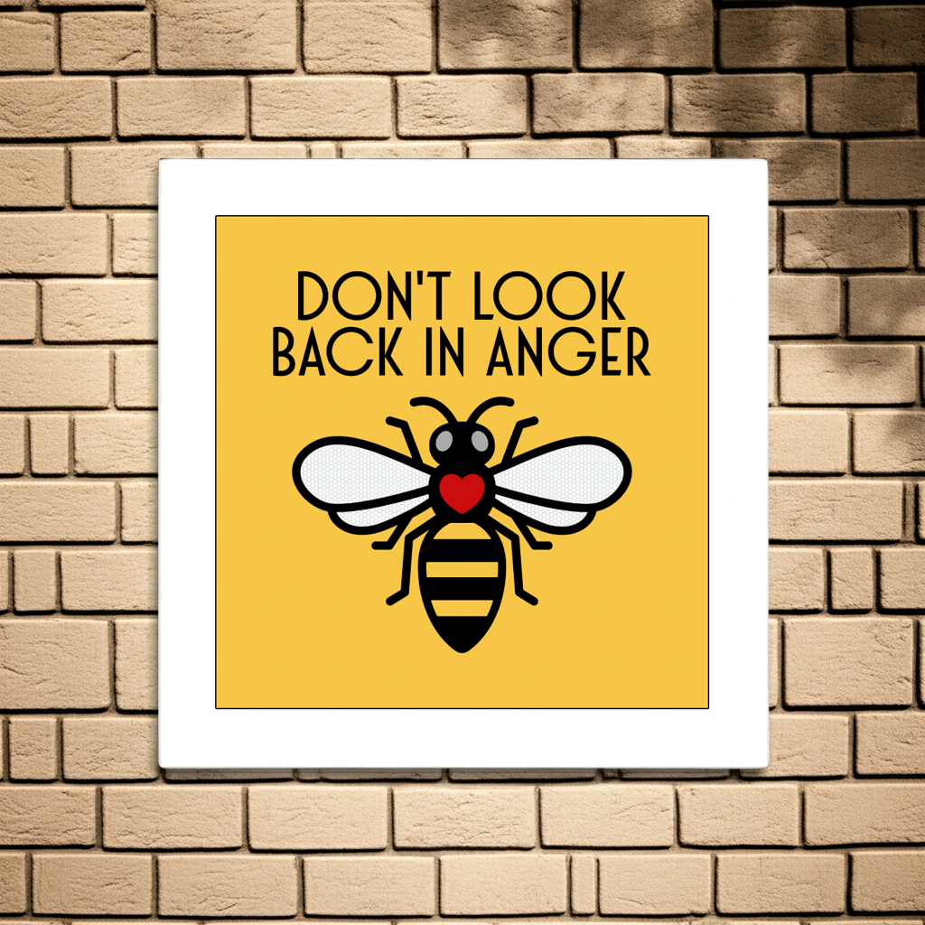 DON'T LOOK BACK IN ANGER PRINT