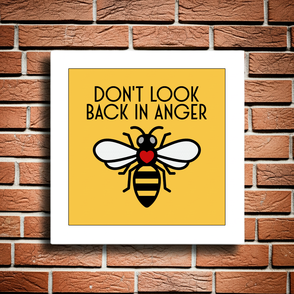 DON'T LOOK BACK IN ANGER PRINT
