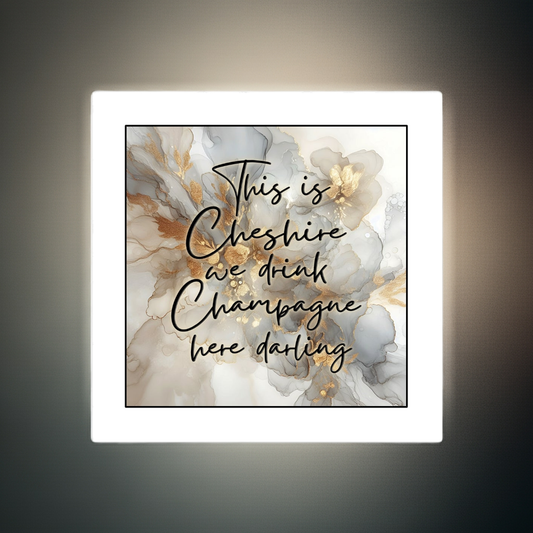 THIS IS CHESHIRE CHAMPAGNE PRINT