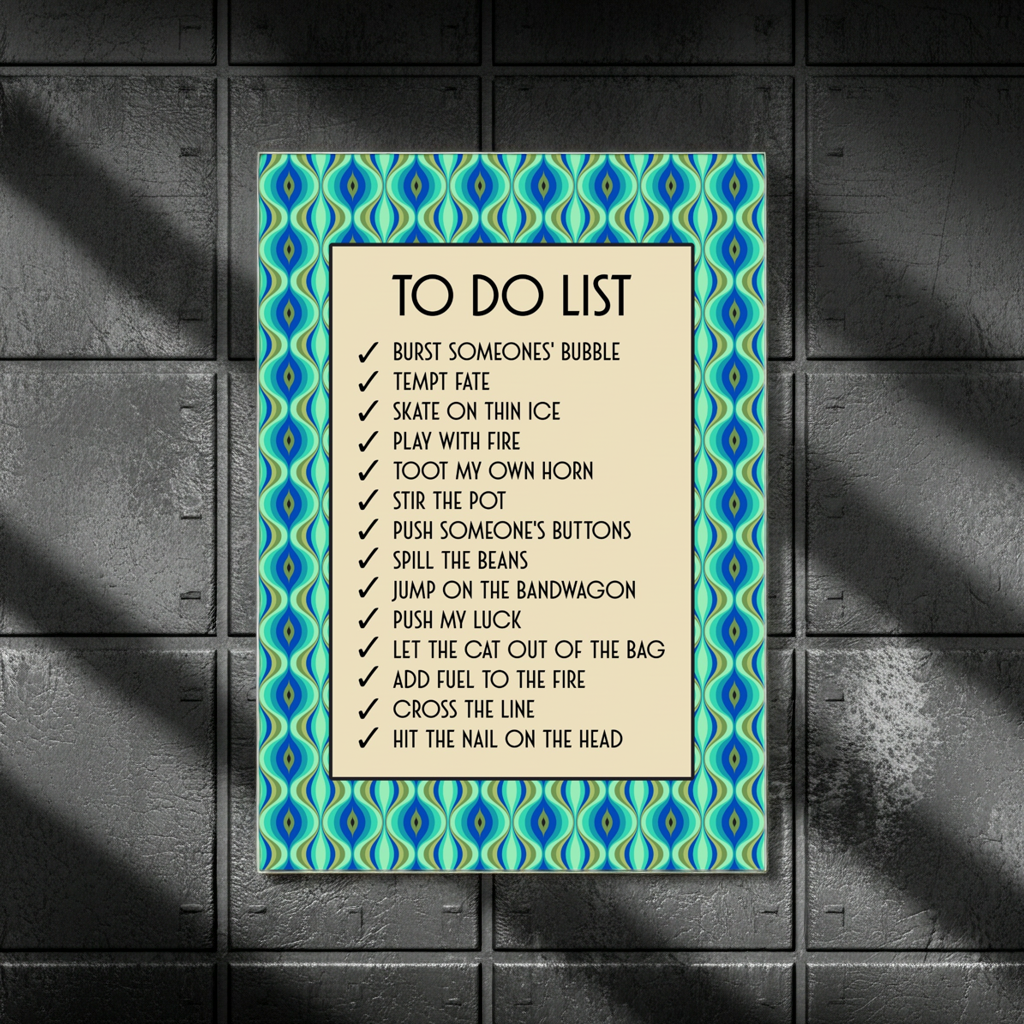 TO DO LIST A4 PRINT