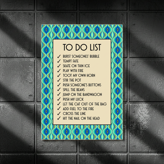 TO DO LIST A4 PRINT