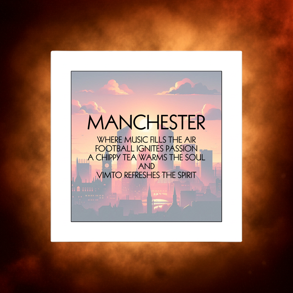 MANCHESTER QUOTE PRINT