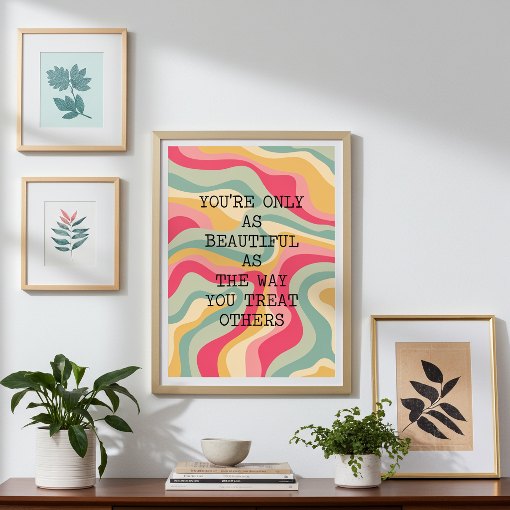 YOU'RE BEAUTIFUL A4 PRINT