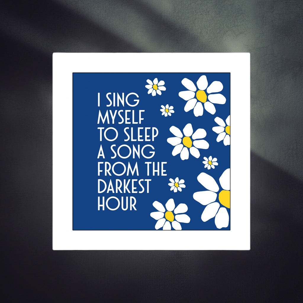 SIT DOWN LYRICS PRINT