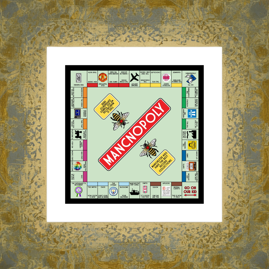 Manchester Mancnopoly Print (Unframed)