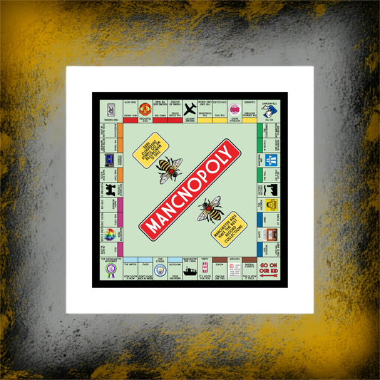 Manchester Mancnopoly Print (Unframed)