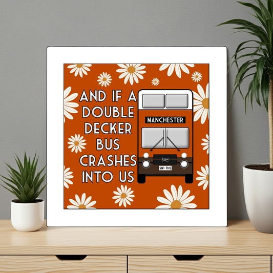 DOUBLE DECKER BUS PRINT