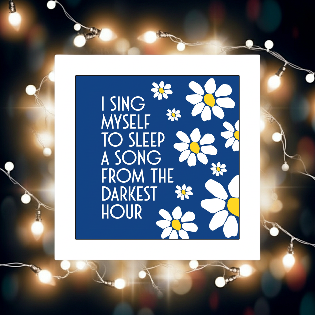 SIT DOWN LYRICS PRINT